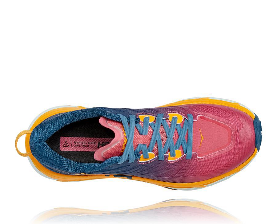 Tenis Hoka One One Trail Mujer Azules - Mafate Speed 3 - UXQO12608